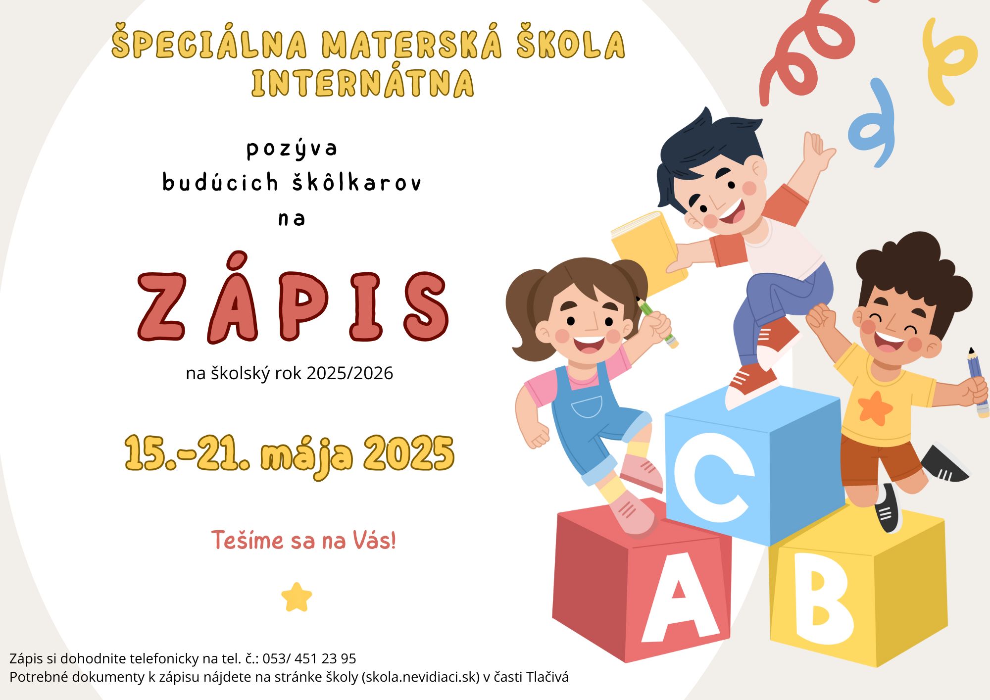 Zápis do MŠ