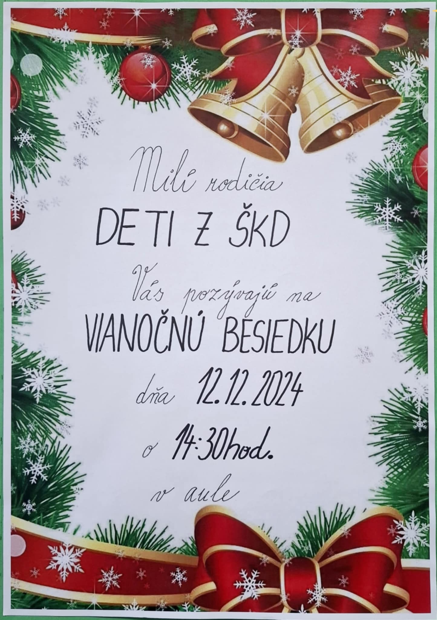 Vianočná besiedka